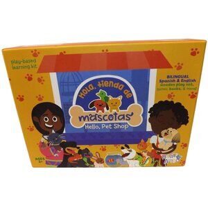 Hola Amigo Tienda De Mascotas Bilingual Spanish English Pet Shop Learning Kit 3+